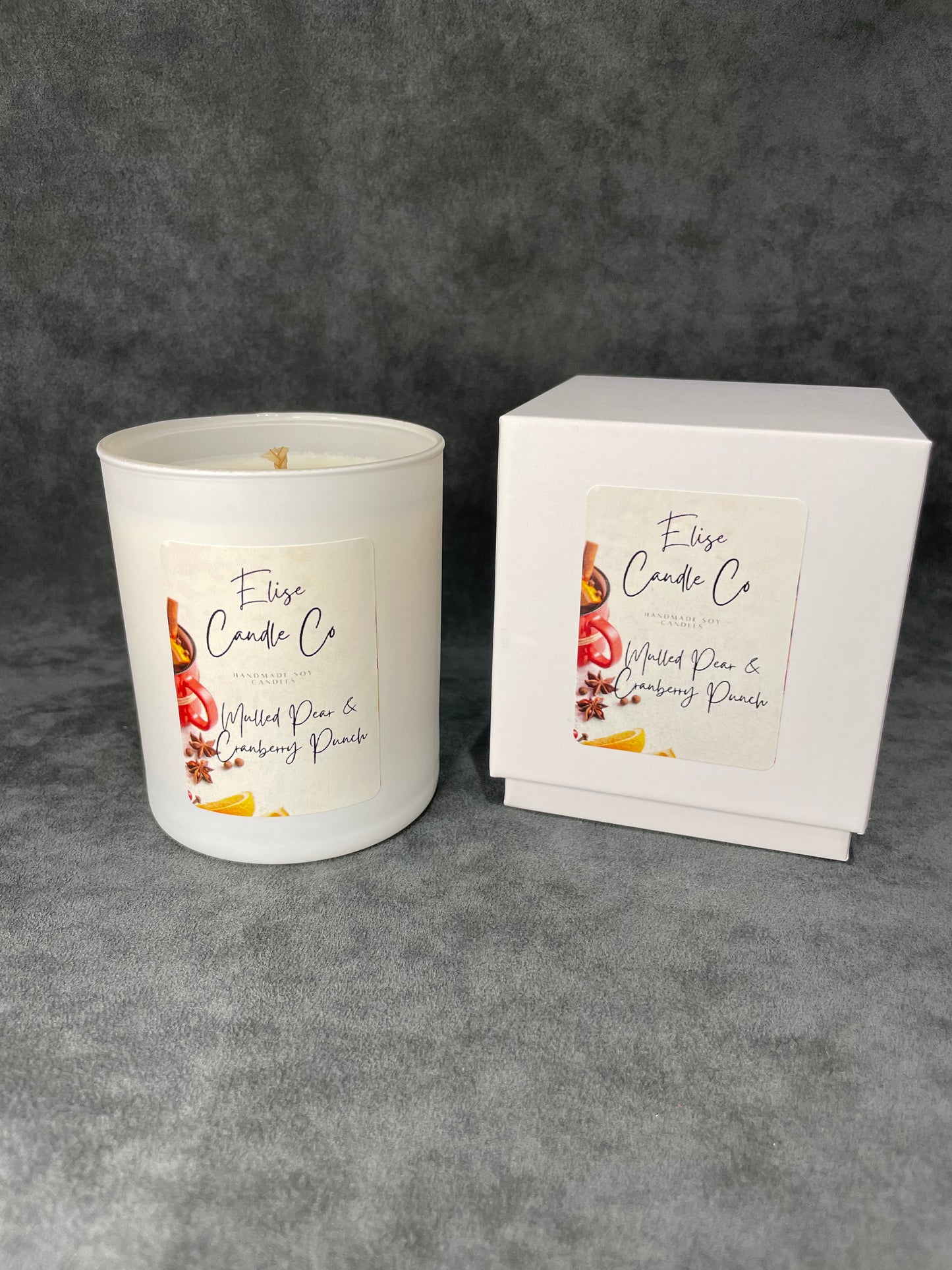 Mulled Pear & Cranberry Punch Scented 30cl Candle