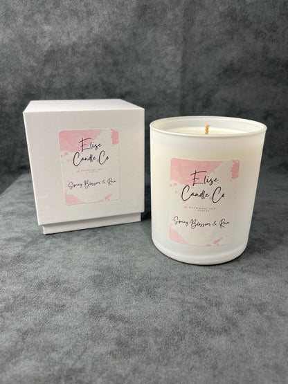 Spring Blossom & Rain Scented 30cl Candle